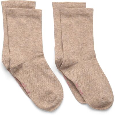 Minymo Perfect Basic Socks (2-Pack) 27\30 SILVER MINK MELANGE 27\30 Minymo Perfect Basic Socks (2-Pack) 27\30 SILVER MINK MELANGE 27\30