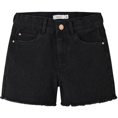 name it Nkfrose Hw Mom Dnm Shorts 8222-Ya Noos 140 BLACK DENIM 140 name it Nkfrose Hw Mom Dnm Shorts 8222-Ya Noos 140 BLACK DENIM 140