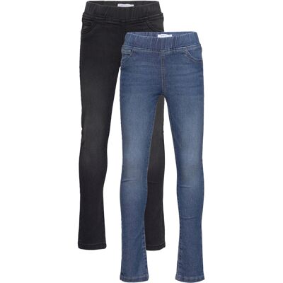 name it Nkfpolly Dnmtinn Legging 2 Pck 164 BLACK DENIM 164 name it Nkfpolly Dnmtinn Legging 2 Pck 164 BLACK DENIM 164