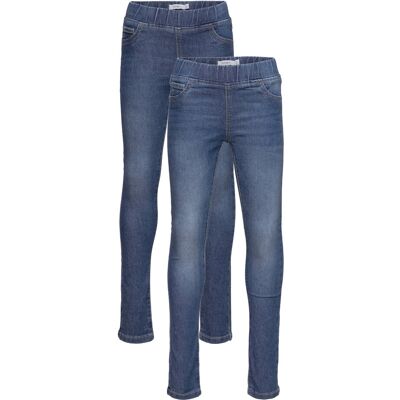 name it Nkfpolly Dnmtinn Legging 2 Pck 158 MEDIUM BLUE DENIM 158 name it Nkfpolly Dnmtinn Legging 2 Pck 158 MEDIUM BLUE DENIM 158