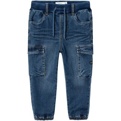 name it Nmmben Baggy R Cargo Jeans 9770-Yt Noos 122 DARK BLUE DENIM 122 name it Nmmben Baggy R Cargo Jeans 9770-Yt Noos 122 DARK BLUE DENIM 122