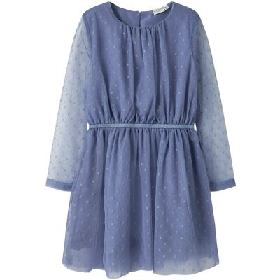 name it Nkfvabos Ls Dress Noos 98 BLUE ICE 98 name it Nkfvabos Ls Dress Noos 98 BLUE ICE 98