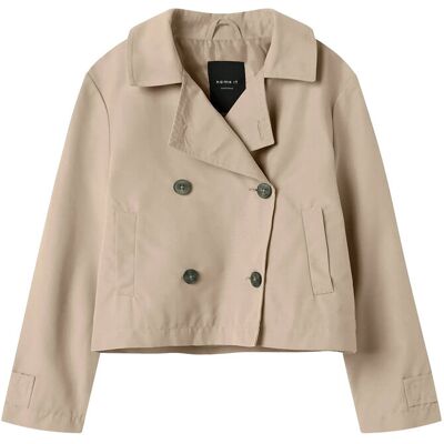 name it Nkfmadelin Trench Coat Short 128 SAVANNAH TAN 128 name it Nkfmadelin Trench Coat Short 128 SAVANNAH TAN 128