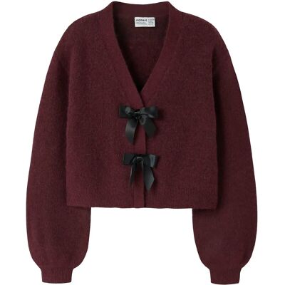 name it Nkfrina Ls Knit Card Noos 116 BURGUNDY 116 name it Nkfrina Ls Knit Card Noos 116 BURGUNDY 116