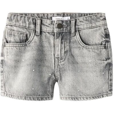 name it Nkfrose Rhine Dnm Shorts 6042-Ac Noos 146 LIGHT GREY DENIM 146 name it Nkfrose Rhine Dnm Shorts 6042-Ac Noos 146 LIGHT GREY DENIM 146