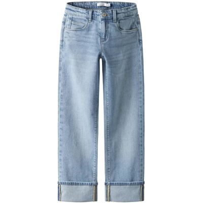 name it Nkfrose Straight Fold Jeans 4224-Az Noos 134 LIGHT BLUE DENIM 134 name it Nkfrose Straight Fold Jeans 4224-Az Noos 134 LIGHT BLUE DENIM 134