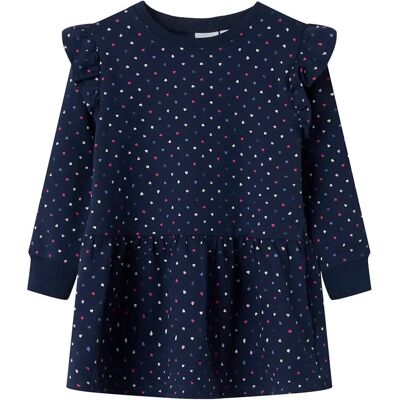 name it Nmfoeana Ls Swe Dress Bru Pb 110 MOOD INDIGO 110 name it Nmfoeana Ls Swe Dress Bru Pb 110 MOOD INDIGO 110