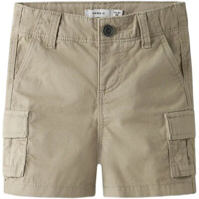 name it Nmmryan Straight Cargo Shorts 1060-Dn Tb 116 ALUMINIUM 116 name it Nmmryan Straight Cargo Shorts 1060-Dn Tb 116 ALUMINIUM 116