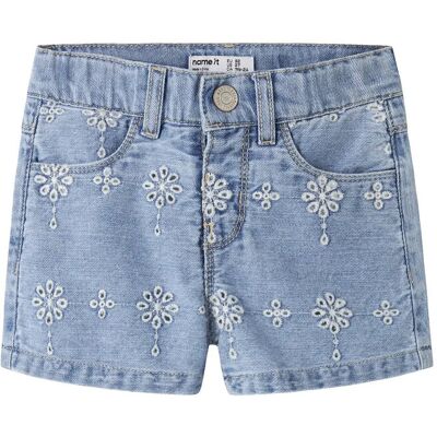 name it Nmfrose Mom Dnm Anglai Shorts 1026-Ov H 104 LIGHT BLUE DENIM 104 name it Nmfrose Mom Dnm Anglai Shorts 1026-Ov H 104 LIGHT BLUE DENIM 104