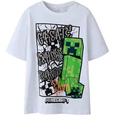 name it Nkmmase Minecraft Ss Nreg Top Noos Bfu 134-140 BRIGHT WHITE 134-140 name it Nkmmase Minecraft Ss Nreg Top Noos Bfu 134-140 BRIGHT WHITE 134-140