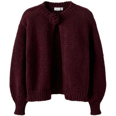 name it Nkfroxanne Ls Knit Card 134-140 BURGUNDY 134-140 name it Nkfroxanne Ls Knit Card 134-140 BURGUNDY 134-140