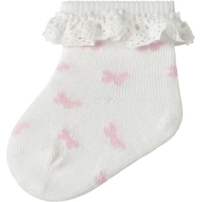 name it Nbffutterfly Sock 62-68 CLOUD DANCER 62-68 name it Nbffutterfly Sock 62-68 CLOUD DANCER 62-68