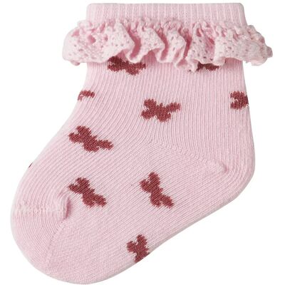 name it Nbffutterfly Sock 50-56 CRADLE PINK 50-56 name it Nbffutterfly Sock 50-56 CRADLE PINK 50-56