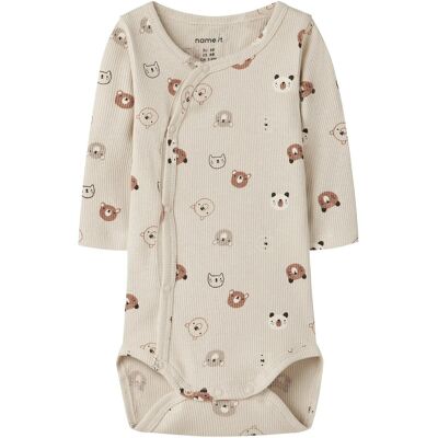 name it Nbnjoppi Ls Wrap Body 50 ALMOND MILK 50 name it Nbnjoppi Ls Wrap Body 50 ALMOND MILK 50