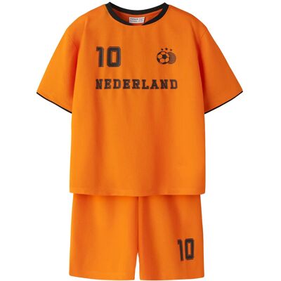 name it Nknhiteam Short Set 134-140 VIBRANT ORANGE 134-140 name it Nknhiteam Short Set 134-140 VIBRANT ORANGE 134-140