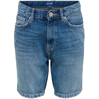 ONLY & SONS Osjedge Straight Mb 7058 Tai Dnm Shorts 146 MEDIUM BLUE DENIM 146 ONLY & SONS Osjedge Straight Mb 7058 Tai Dnm Shorts 146 MEDIUM BLUE DENIM 146