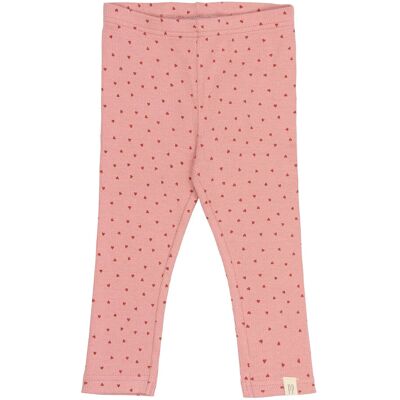 Petit Piao Ppsonja Leggings 74 DUSTY ROSE HEART AOP 74 Petit Piao Ppsonja Leggings 74 DUSTY ROSE HEART AOP 74