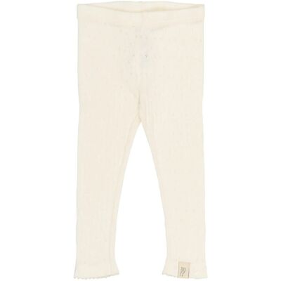 Petit Piao Ppsuze Pointelle Leggings 74 EGGNOG 74 Petit Piao Ppsuze Pointelle Leggings 74 EGGNOG 74