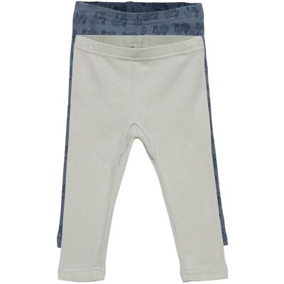 Pippi Leggings W.aop (2-Pack) 86 BLUE MIRAGE 86 Pippi Leggings W.aop (2-Pack) 86 BLUE MIRAGE 86
