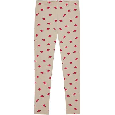 Planet Nusa Venus1 Leggings 98-104 BEIGE/RED 98-104 Planet Nusa Venus1 Leggings 98-104 BEIGE/RED 98-104