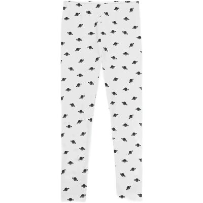 Planet Nusa Venus1 Leggings 98-104 WHITE/BLACK 98-104 Planet Nusa Venus1 Leggings 98-104 WHITE/BLACK 98-104