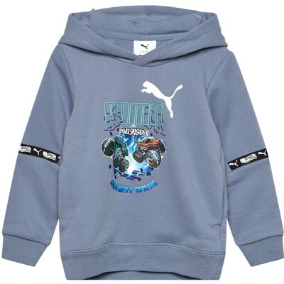 Puma X Hot Wheels Graphic Hoodie Tr 98 COOL BLUE 98 Puma X Hot Wheels Graphic Hoodie Tr 98 COOL BLUE 98