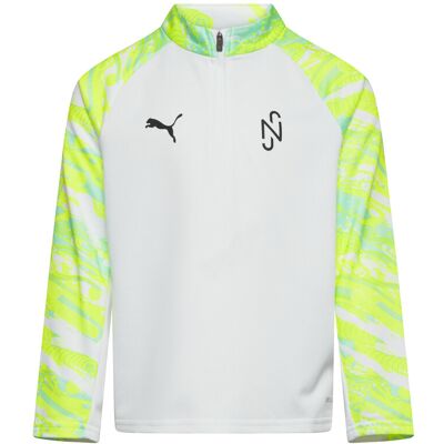 Neymar Jr Creativity 1/4 Zip Top Jr 176 PUMA WHITE-PUMA BLACK-MINT JELLY 176 Neymar Jr Creativity 1/4 Zip Top Jr 176 PUMA WHITE-PUMA BLACK-MINT JELLY 176