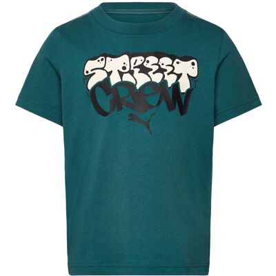 PUMA Mid90S Graphic Tee B 140 EMERALD ICE 140 PUMA Mid90S Graphic Tee B 140 EMERALD ICE 140