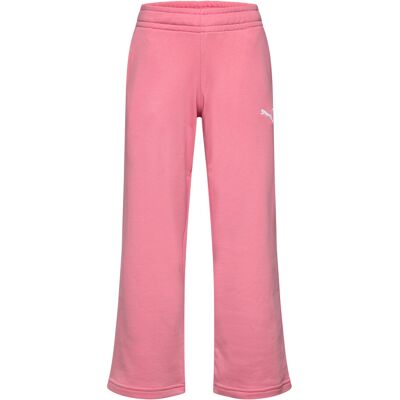 PUMA Ess Wide Leg Pants Tr G 164 WILD PINK 164 PUMA Ess Wide Leg Pants Tr G 164 WILD PINK 164