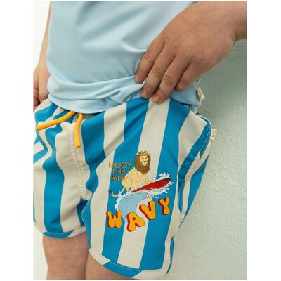 That's Write Lai Swim Shorts 98 BLOCK STRIPE BLUE 98 That's Write Lai Swim Shorts 98 BLOCK STRIPE BLUE 98