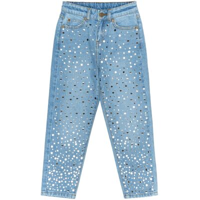 The New Tnromina Mom Fit Jeans 134/140 LIGHT BLUE DENIM 134/140 The New Tnromina Mom Fit Jeans 134/140 LIGHT BLUE DENIM 134/140