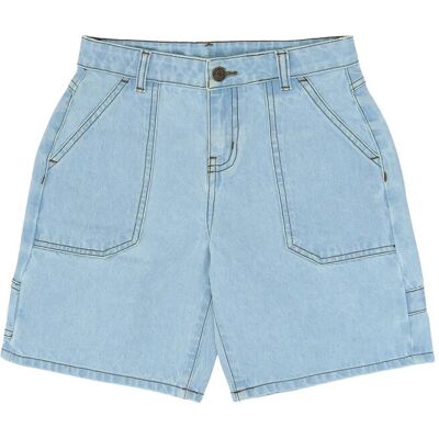 The New Tnsavid Baggy Fit Worker Shorts 6 LIGHT BLUE DENIM 6 The New Tnsavid Baggy Fit Worker Shorts 6 LIGHT BLUE DENIM 6