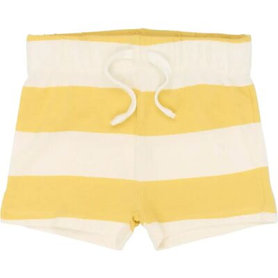 The New Tnsttrevor Jersey Shorts 86 CREAM GOLD STRIPED 86 The New Tnsttrevor Jersey Shorts 86 CREAM GOLD STRIPED 86