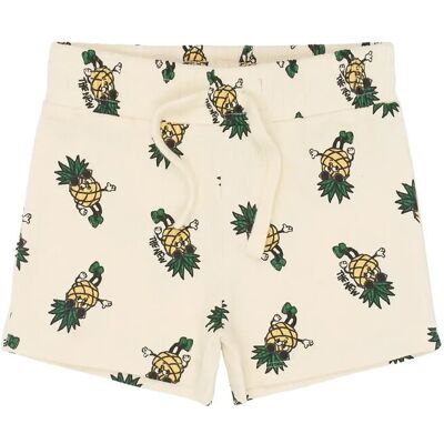 The New Tnsttravis Rib Shorts 86 GARDENIA AOP 86 The New Tnsttravis Rib Shorts 86 GARDENIA AOP 86