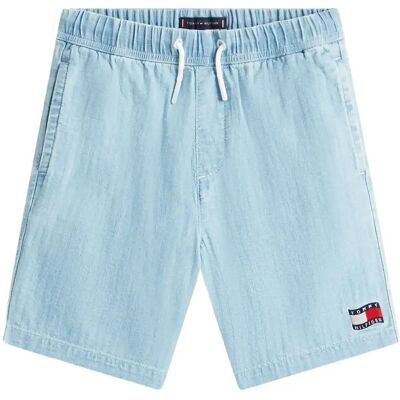 Tommy Hilfiger Wavy Flag Herringbone Short 152 DENIM MEDIUM 152 Tommy Hilfiger Wavy Flag Herringbone Short 152 DENIM MEDIUM 152
