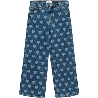 Vero Moda Girl Vmtessa Hr Wide Jeans Print Ga Girl 152 MEDIUM BLUE DENIM 152 Vero Moda Girl Vmtessa Hr Wide Jeans Print Ga Girl 152 MEDIUM BLUE DENIM 152