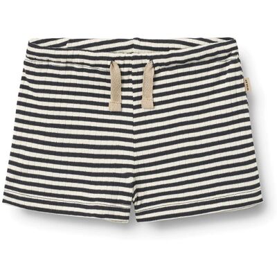 Wheat Jersey Shorts Vic 68 NAVY RIB STRIPE 68 Wheat Jersey Shorts Vic 68 NAVY RIB STRIPE 68