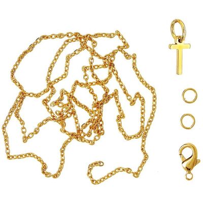 Me & My Box Letter T Gp With O-Ring, Chain And Clasp ONE SIZE GOLD-T ONE SIZE Me & My Box Letter T Gp With O-Ring, Chain And Clasp ONE SIZE GOLD-T ONE SIZE