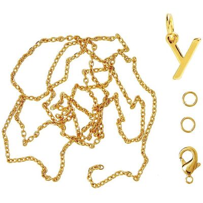 Me & My Box Letter Y Gp With O-Ring, Chain And Clasp ONE SIZE GOLD-Y ONE SIZE Me & My Box Letter Y Gp With O-Ring, Chain And Clasp ONE SIZE GOLD-Y ONE SIZE