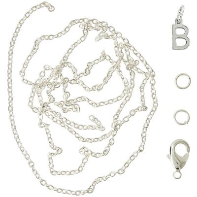 Me & My Box Letter B Sp With O-Ring, Chain And Clasp ONE SIZE SILVER-B ONE SIZE Me & My Box Letter B Sp With O-Ring, Chain And Clasp ONE SIZE SILVER-B ONE SIZE