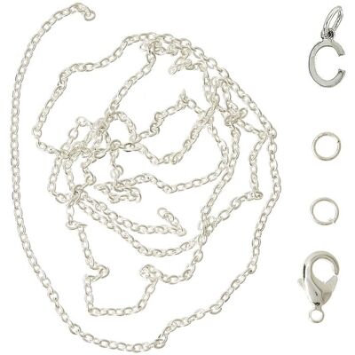 Me & My Box Letter C Sp With O-Ring, Chain And Clasp ONE SIZE SILVER-C ONE SIZE Me & My Box Letter C Sp With O-Ring, Chain And Clasp ONE SIZE SILVER-C ONE SIZE