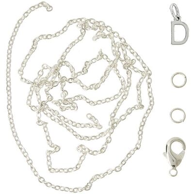 Me & My Box Letter D Sp With O-Ring, Chain And Clasp ONE SIZE SILVER-D ONE SIZE Me & My Box Letter D Sp With O-Ring, Chain And Clasp ONE SIZE SILVER-D ONE SIZE