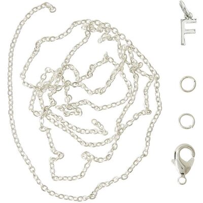 Me & My Box Letter F Sp With O-Ring, Chain And Clasp ONE SIZE SILVER-F ONE SIZE Me & My Box Letter F Sp With O-Ring, Chain And Clasp ONE SIZE SILVER-F ONE SIZE