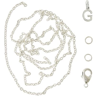 Me & My Box Letter G Sp With O-Ring, Chain And Clasp ONE SIZE SILVER-G ONE SIZE Me & My Box Letter G Sp With O-Ring, Chain And Clasp ONE SIZE SILVER-G ONE SIZE
