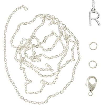Me & My Box Letter R Sp With O-Ring, Chain And Clasp ONE SIZE SILVER-R ONE SIZE Me & My Box Letter R Sp With O-Ring, Chain And Clasp ONE SIZE SILVER-R ONE SIZE