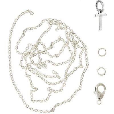 Me & My Box Letter T Sp With O-Ring, Chain And Clasp ONE SIZE SILVER-T ONE SIZE Me & My Box Letter T Sp With O-Ring, Chain And Clasp ONE SIZE SILVER-T ONE SIZE