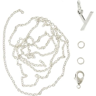 Me & My Box Letter Y Sp With O-Ring Chain And Clasp ONE SIZE SILVER-Y ONE SIZE Me & My Box Letter Y Sp With O-Ring Chain And Clasp ONE SIZE SILVER-Y ONE SIZE