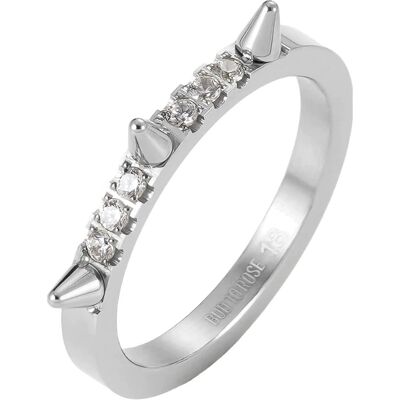 Bud To Rose Crown Spike Ring Clear/Silver ONE SIZE CLEAR/SILVER ONE SIZE Bud To Rose Crown Spike Ring Clear/Silver ONE SIZE CLEAR/SILVER ONE SIZE
