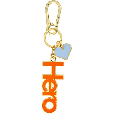 Design Letters Key Ring & Bag Tag ONE SIZE ORANGE ONE SIZE Design Letters Key Ring & Bag Tag ONE SIZE ORANGE ONE SIZE