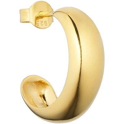 Design Letters Chunky Rainbow Hoop 8Mm Gold Plated (1 Pcs) ONE SIZE GOLD ONE SIZE Design Letters Chunky Rainbow Hoop 8Mm Gold Plated (1 Pcs) ONE SIZE GOLD ONE SIZE